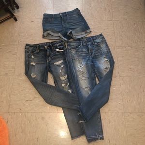 3 piece bundle American Eagle jeans